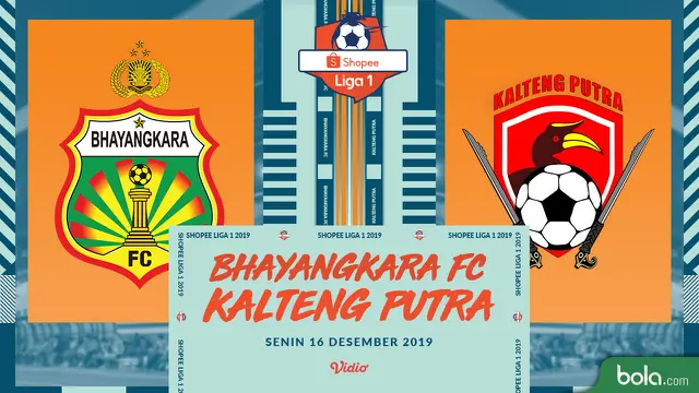 Bhayangkara FC Vs Kalteng Putra