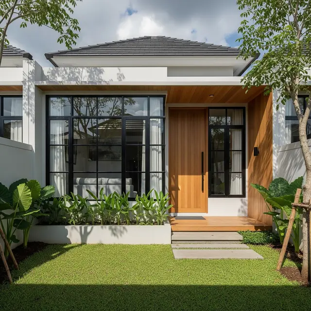 9 Model Rumah Tipe 21 Gaya Minimalis dengan Teras Kecil, Solusi Hunian Modern