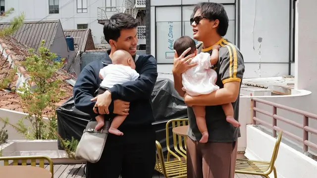 5 Momen Playdate Anak Rizky Febian dan Thariq Halilintar di Bandung, Bikin Gemas