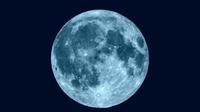 Fenomena Blue Moon atau Bulan Biru. (iStock)