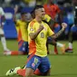 Gelandang Timnas Kolombia, James Rodriguez. (Bola.com/Dok.TIMOTHY A. CLARY / AFP).