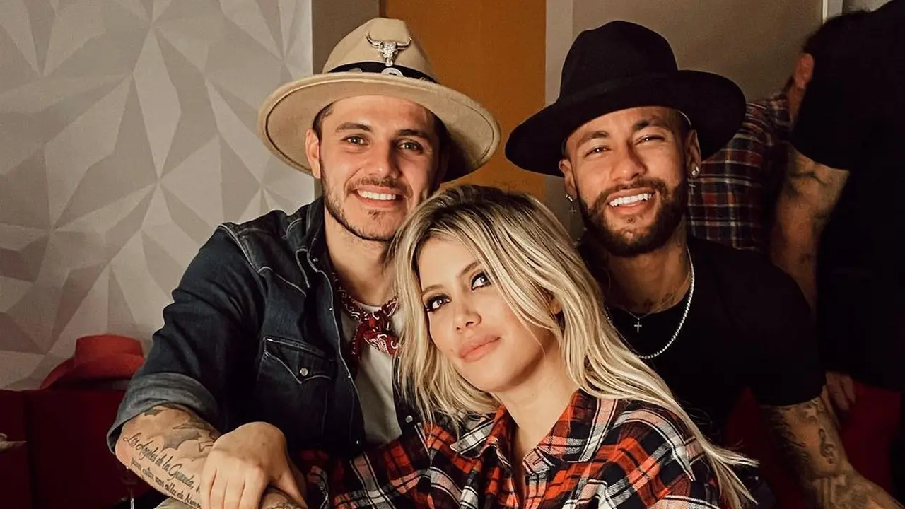 Mauro Icardi dan Wanda Nara.