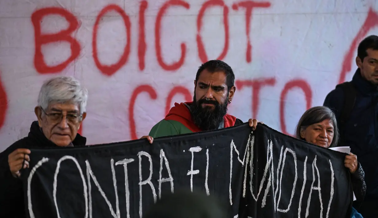 Seperti diketahui, Mexico akan menjadi tuan rumah bersama Amerika Serikat dan Kanada pada Piala Dunia 2026 ini. (AFP/Yuri Cortez)