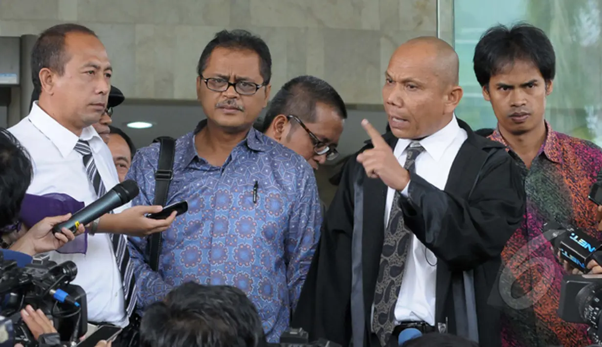 Forum Pengacara Konstitusi menilai KPK memerlukan hak imunitas, Jakarta, Rabu (28/1/2015). (Liputan6.com/Andrian M Tunay)