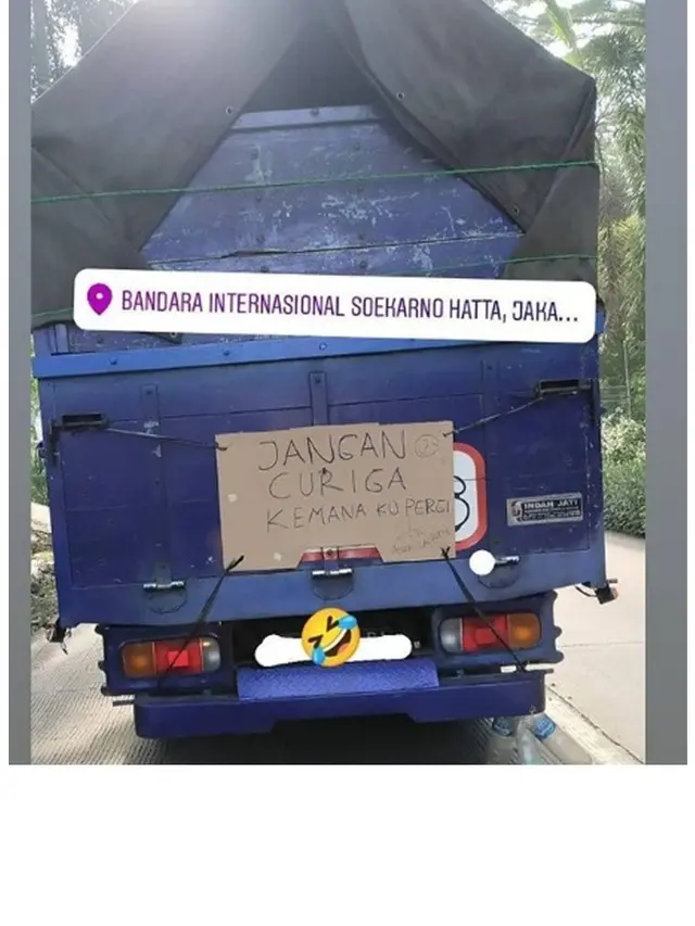 Aksi Pengendara Motor dan Truk Pasang Tulisan Alasan Bukan Mudik Ini Jadi Sorotan