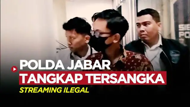 Berita video pelaku pembajakan siaran langsung dari platform Vidio.com diringkus Kepolisian Daerah Jawa Barat.