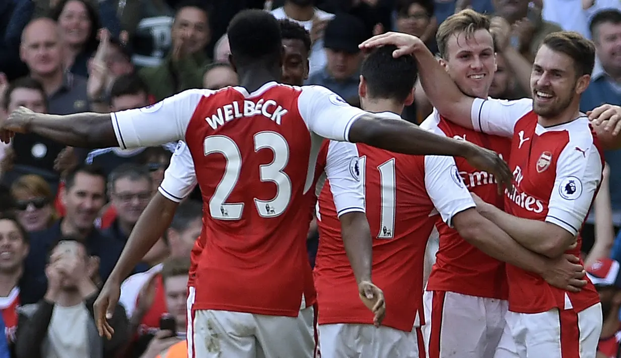 5. Arsenal - 23 Menang 6 Seri 9 Kalah - 75 Poin. (EPA/Gerry Penny)