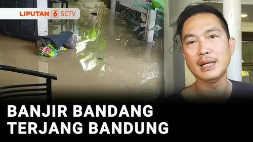 VIDEO: Ratusan Rumah di Bandung Masih Terendam Sisa Banjir Bandang