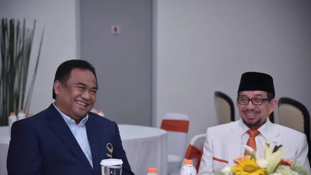 Rachmat Gobel hadir di Milad ke-20 PKS (Liputan6.com/Fauzan)