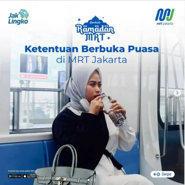Ketentuan Buka Puasa di MRT Kutip Hadits Nabi, Pakai Kurma dan Air Putih