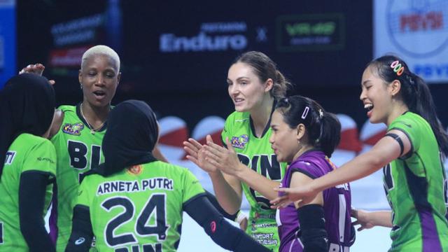 PLN Mobile Proliga 2024 :  Main Rileks Kunci Tim Putri Jakarta BIN Taklukkan Bandung bjb