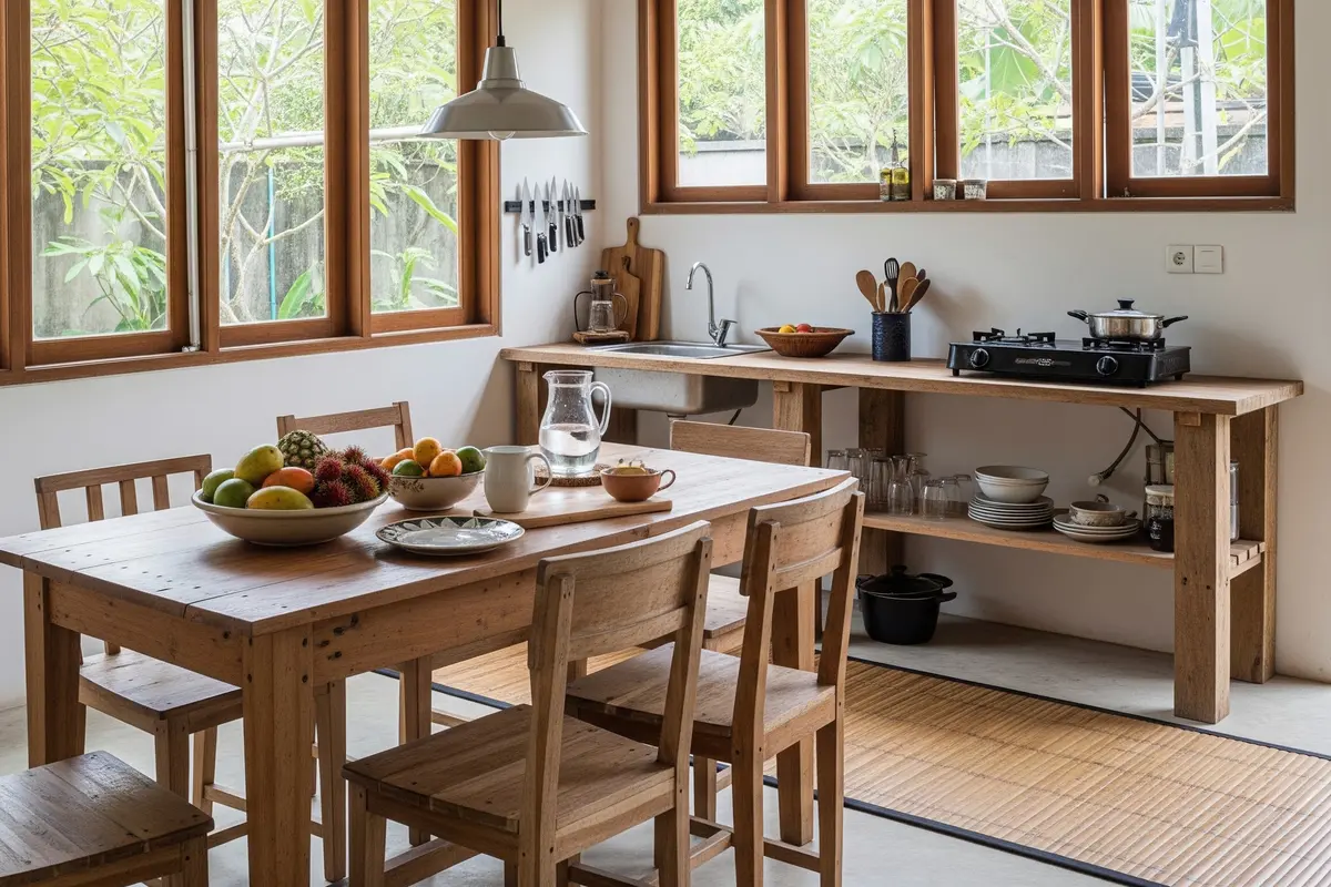 Dapur Sederhana Tanpa Kitchen Set