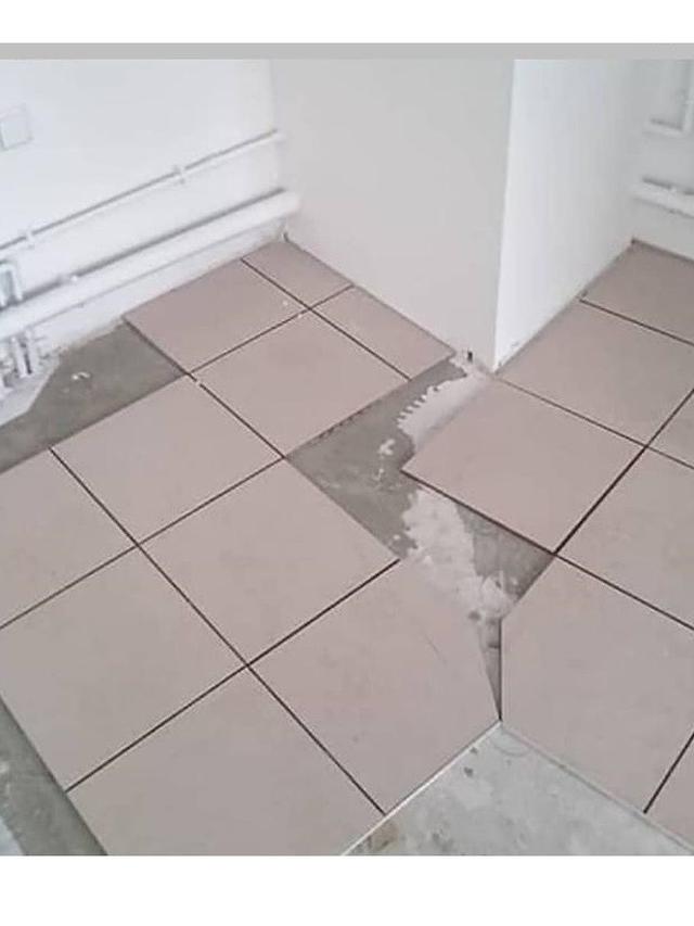 6 Hasil Kerja Kuli Bangunan Salah Pasang, Ngawur dan Tak Rapi