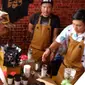 Direktur Jenderal Minerba Kementerian ESDM Bambang Gatot Ariyono mencicipi kopi Buli.