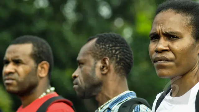 Aksi Solidaritas Papua Tolak Markas Brimob