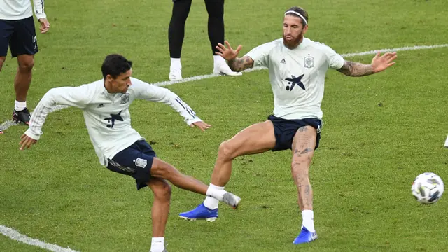 Timnas Spanyol Bersiap Jelang Hadapi Jerman di UEFA Nations League