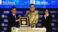 PT Surya Citra Media Televisi Tbk (SCM) kembali meraih penghargaan dalam ajang Bisnis Indonesia Award (BIA) 2023