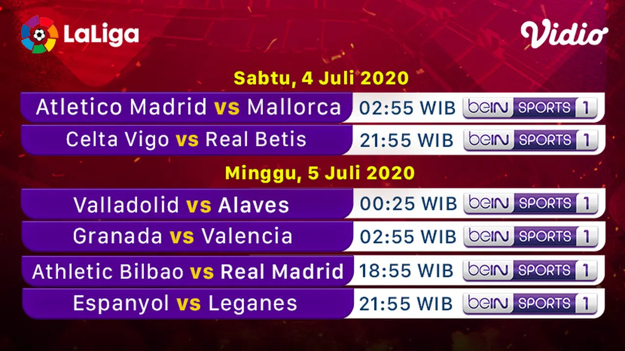 Jadwal La Liga