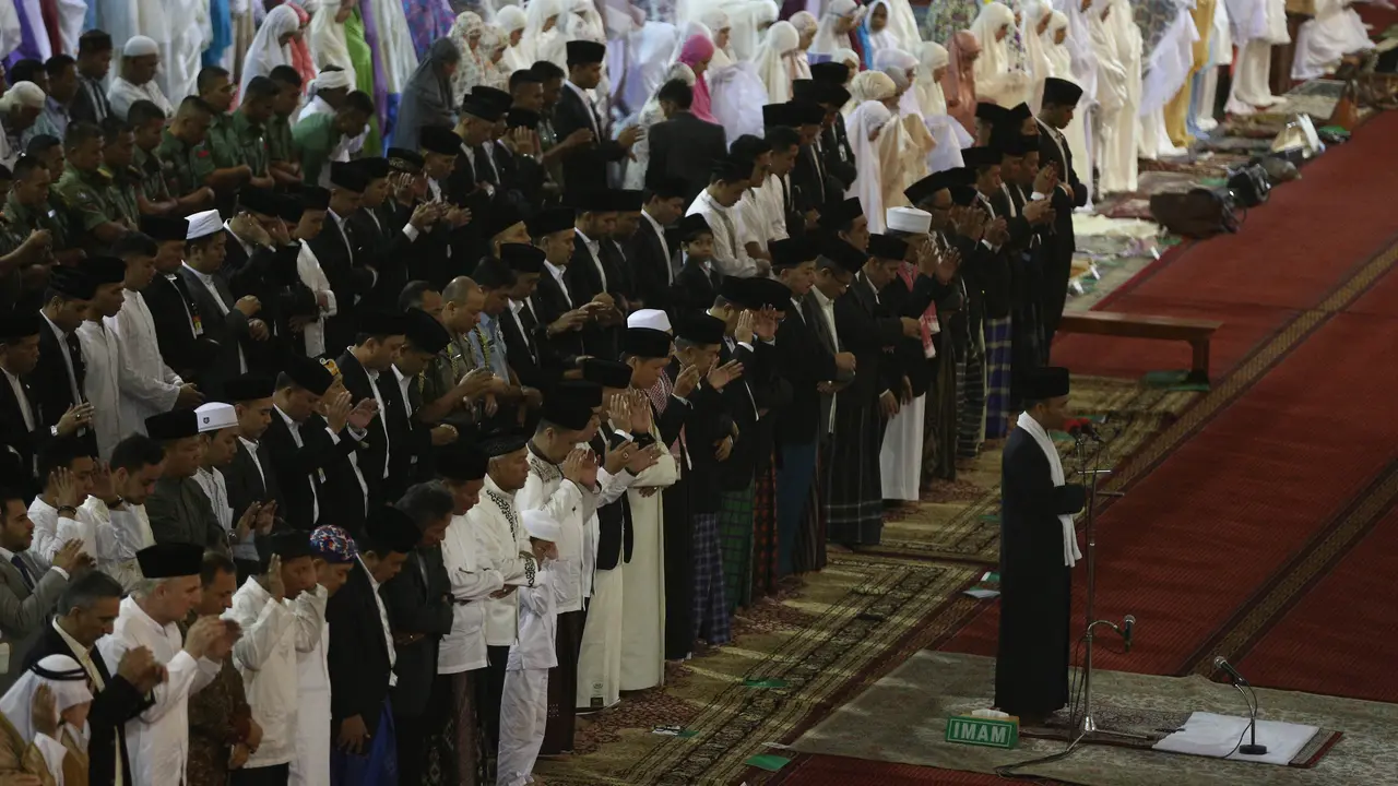 Salat Id di Masjid Istiqlal