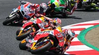 CEO Dorna, Carmelo Ezpeleta, menilai balapan MotoGP Catalunya terancam tak lagi digelar jika daerah tersebut berpisah dari Spanyol. (dok. MotoGP)