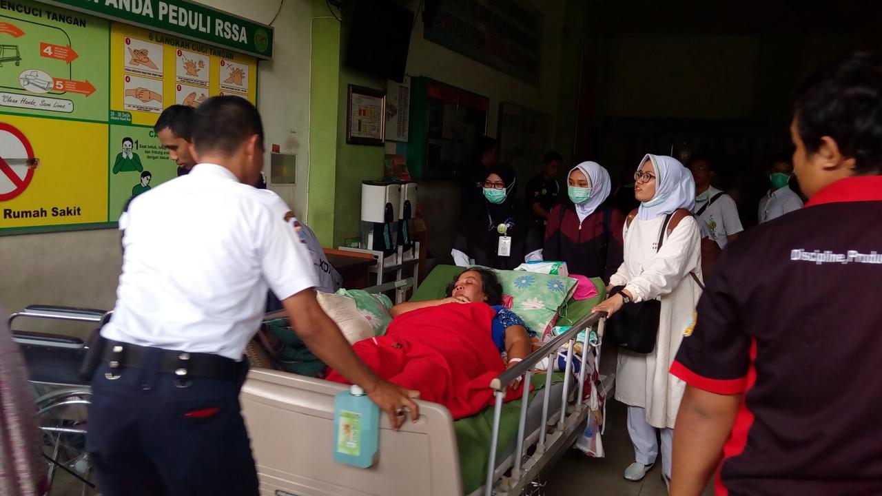 Gardu Listrik Meledak, Layanan pasien di RSSA Malang Andalkan Baterai