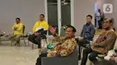 Bacapres dari Koalisi Indonesia Maju (KIM) sekaligus Ketua Umum Partai Gerindra, Prabowo Subianto saat menghadiri acara pertemuan tersebut. (Liputan6.com/Angga Yuniar)