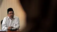 Wakil Ketua DPR dari PKS Fahri Hamzah memberikan keterangan pers terkait pemecatan dirinya dari keanggotaan PKS di Gedung Nusantara III DPR Kompleks Parlemen, Jakarta, Senin (4/3). (Liputan6.com/Johan Tallo)