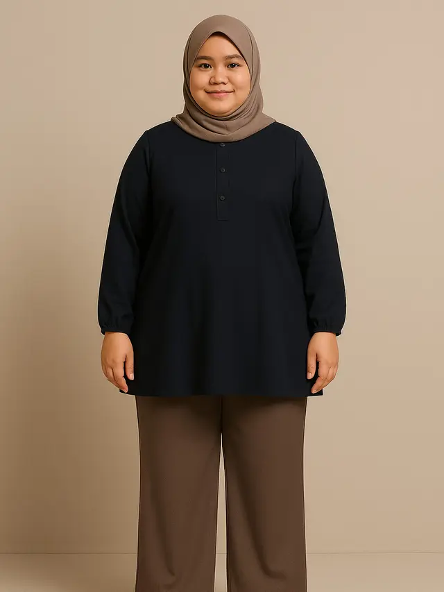 Tunik untuk Orang Pendek dan Gemuk