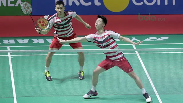 Indonesia Open 2018, Bola.com, Kevin Sanjaya/Marcus Gideon