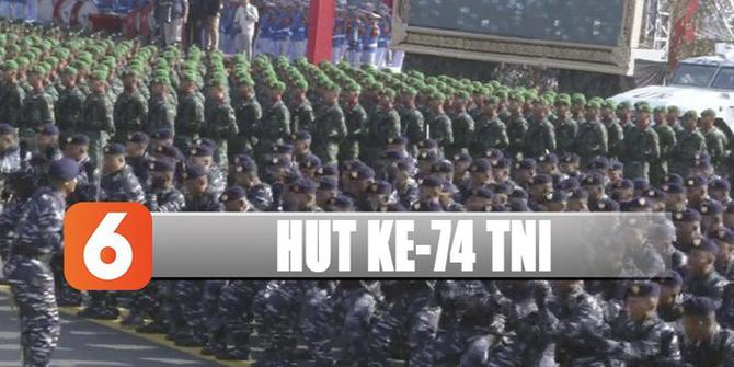 Atraksi Bela Diri Militer hingga Drone di HUT TNI ke-74