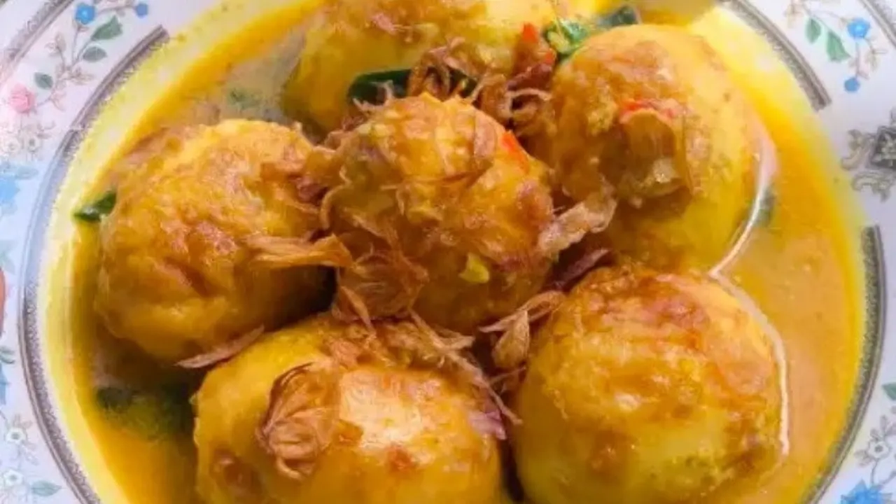 Resep gulai telur. (dok. Cookpad @pawon_ribrib)