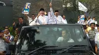 Cagub Sumsel Herman Deru berjanji akan mendukung pemekaran Kabupaten Lahat jadi Daerah Otonomi Baru (Liputan6.com / Nefri Inge)