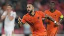 Bermain di Philips Stadion, Minggu (5/9/2021), Belanda menang empat gol tanpa balas. (Foto: AP/Peter Dejong)