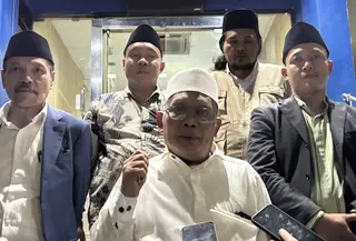 Majelis Pesantren Salafiyah (MPS) Banten melaporkan komika Pandji Pragiwaksono atas dugaan penghinaan terhadap peribadatan agama Islam. (Liputan6.com/ Ady Anugrahadi)
