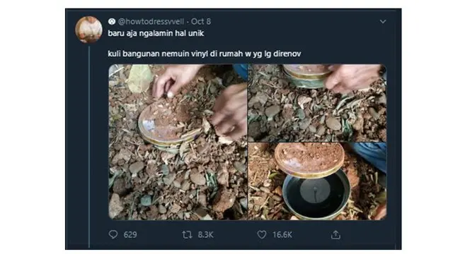 Pria Ini Temukan Piringan Hitam Terkubur di Rumahnya, Lagunya Bikin Penasaran