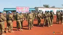 Citizen6, Kongo: Dansatgas Konga XX-I/Monusco Letnan Kolonel Czi Sapto Widhi Nugroho di dampingi oleh seluruh perwira dan segenap personel memberikan ucapan selamat kepada anggota yang naik pangkat. (Pengirim: Badarudin Bakri)
