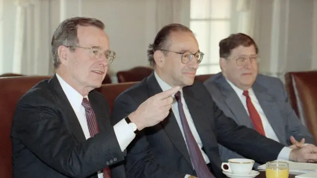 Mantan Gubernur Bank Sentral Amerika Serikat atau Federal Reserve (The Fed), Alan Greenspan