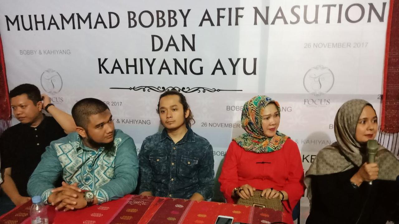 Konfrensi Pers persiapan Ngunduh Mantu Kahiyang - Bobby (Liputan6.com/Reza Efendi)