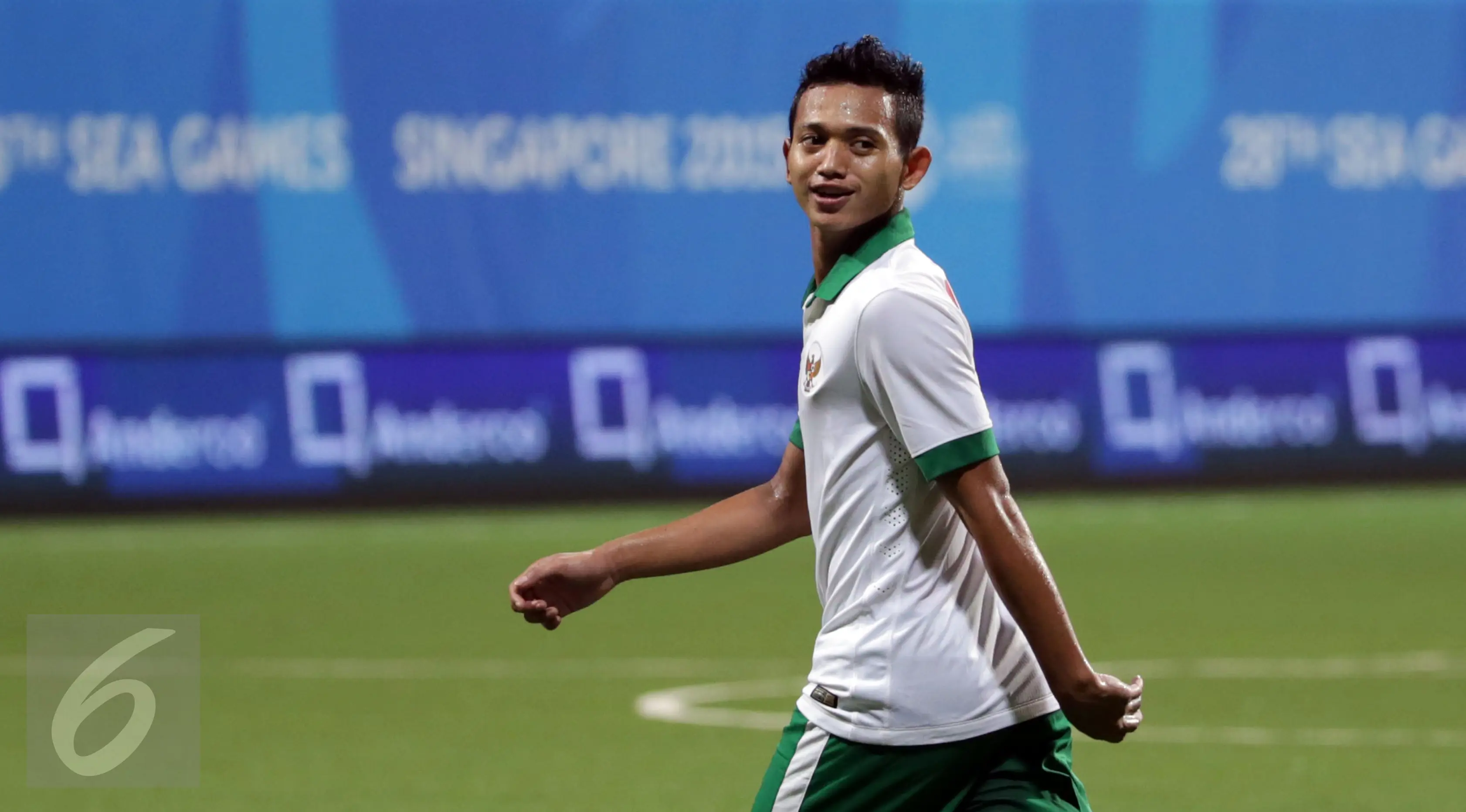 Muchlis Hadi Ning Syaifulloh dengan seragam timnas Indonesia U-23. (Liputan6.com/Helmi Fithriansyah)