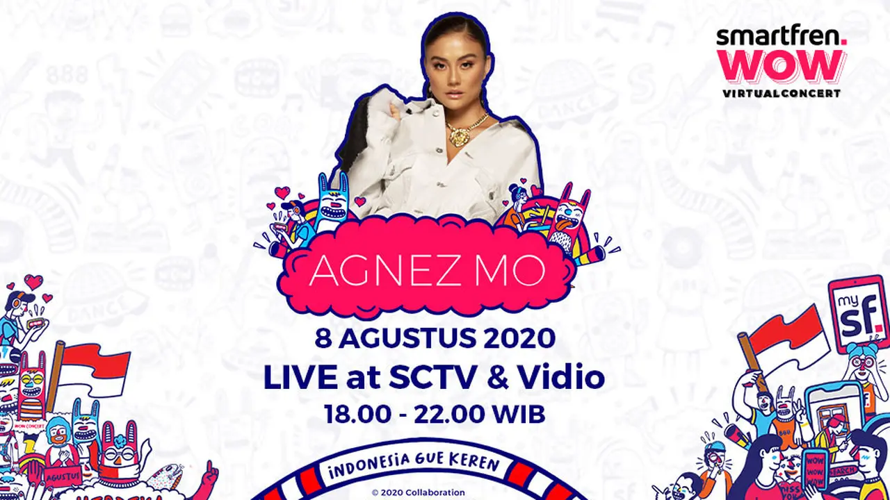 Tampil di Smartfren WOW Virtual Concert Malam Ini, Agnez Mo Bakal Bawakan Lagu Terbaru