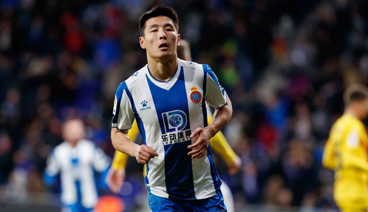 2. Wu Lei (RCD Espanyol): Meskipun Espanyol telah terdegradasi ke divisi kedua sepak bola Spanyol, Wu Lei adalah salah satu pemain terbaik mereka musim ini. (Foto/La Liga)