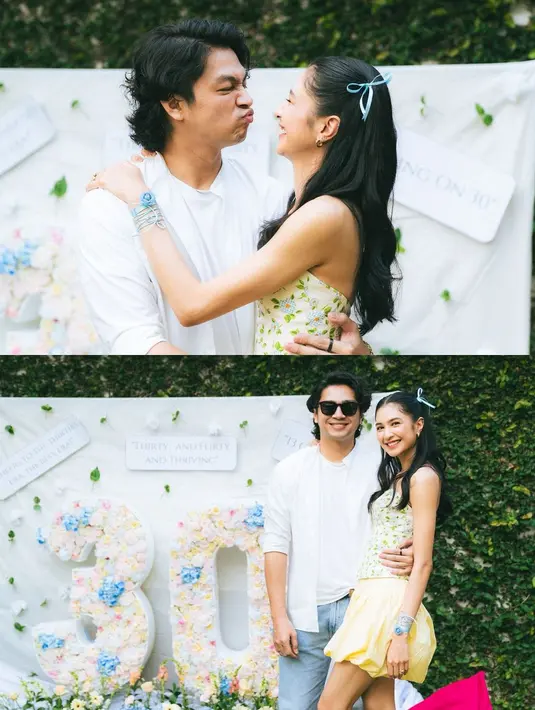 Selain karena busananya yang begitu fun dan playful, penampilan awet muda Mikha juga dukung lewat gaya rambutnya.  [@miktambayong]