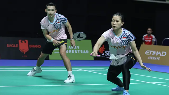Rinov Rivaldy/Pitha Haningtyas Mentari - Singapore Open 2025 - Bulu Tangkis