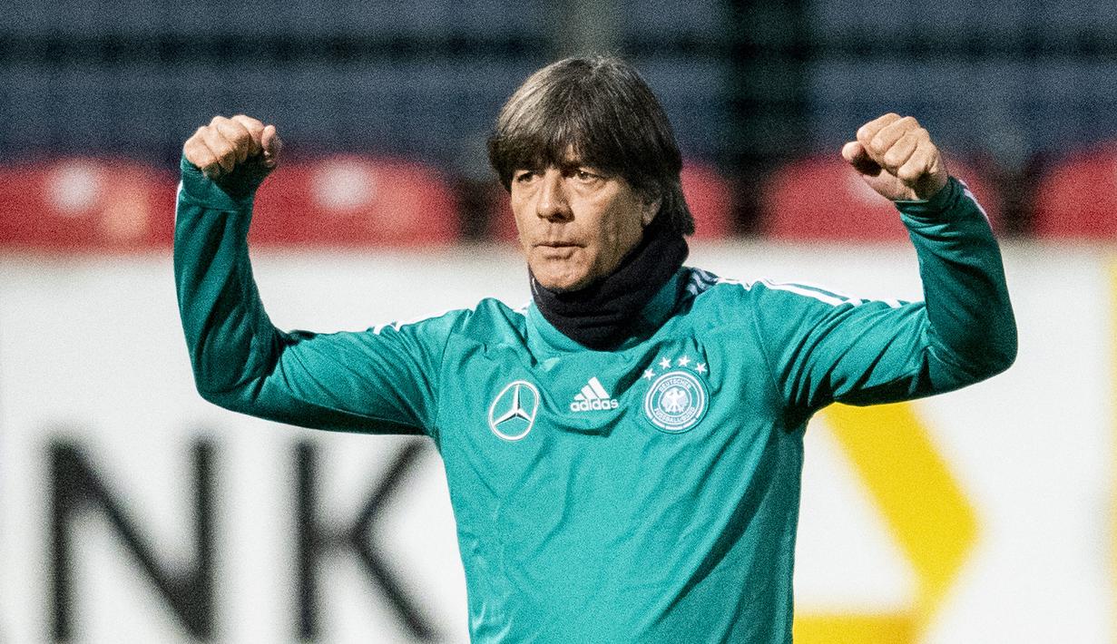 Joachim Low menyebut Jerman mempunyai pemain muda yang potensial dan memiliki kualitas yang mumpuni. (AFP/Robert Michael)