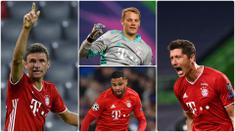 Bayern Munchen tinggal selangkah lagi untuk menyabet trofi juara Liga Champions musim ini. Bayern Munchen akan berhadapan dengan PSG pada laga final nanti. Berikut 6 pemain kunci Bayern Munchen untuk meraih gelar juara Liga Champions 2019/2020. (kolase foto AFP)