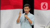 Calon Wakil Presiden nomor urut 2, Gibran Rakabuming Raka saat debat keempat Capres-Cawapres Pemilu 2024 di Jakarta Convention Center (JCC), Jakarta. (Liputan6.com/Angga Yuniar)