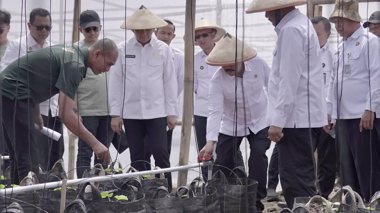 Dorong Ketahanan Pangan, Menteri Agus Optimalkan Lahan Kosong di Lapas Terbuka Kendal