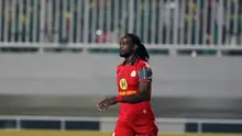 Mamadou Al Hadji, Barito Putra. (Bola.com/Nicklas Hanoatubun)