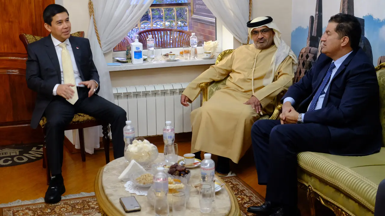 Dubes RI di Kyiv, Prof. Dr. Yuddy Chrisnandi mengundang Duta Besar negara Islam untuk hadir dalam buka puasa bersama.