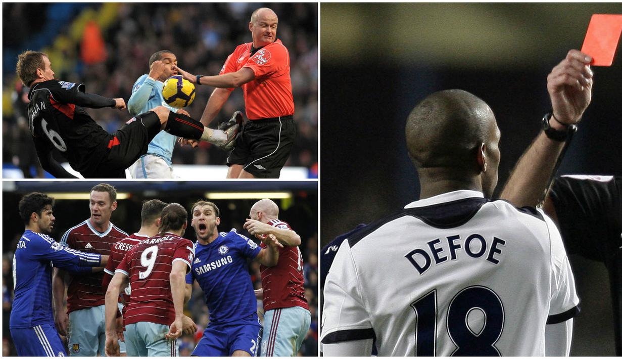 Berikut ini rekaman foto yang menangkap kerasnya perjalanan laga boxing day pada Premier League dari tahun ke tahun. (AFP)